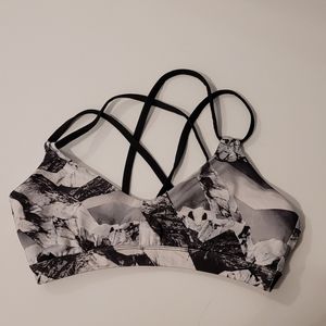 Modern Print Casual Sports Bra